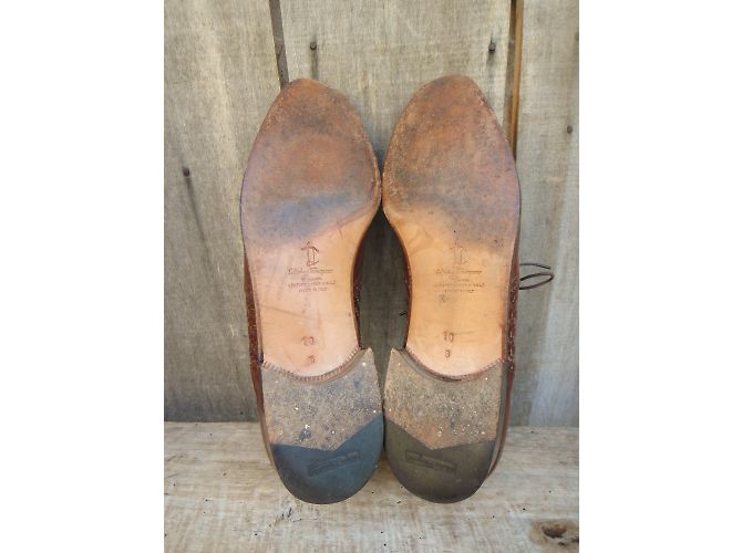 Scarpe Derby Salvatore Ferragamo in pelle marrone - vista 6