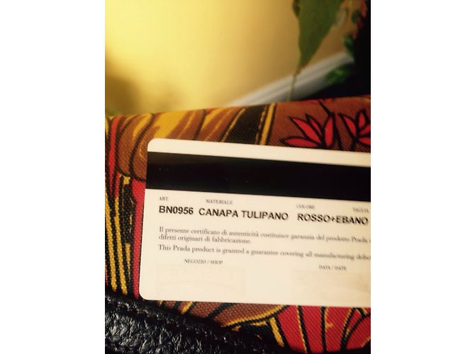 Prada BN0956 CANAPA TULIPANO ROSSO + EBANO - vista 11