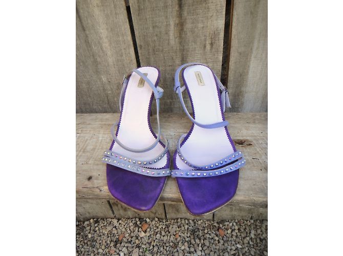 Sandali Jaime Mascaro in pelle viola 38 Porpora - vista 6