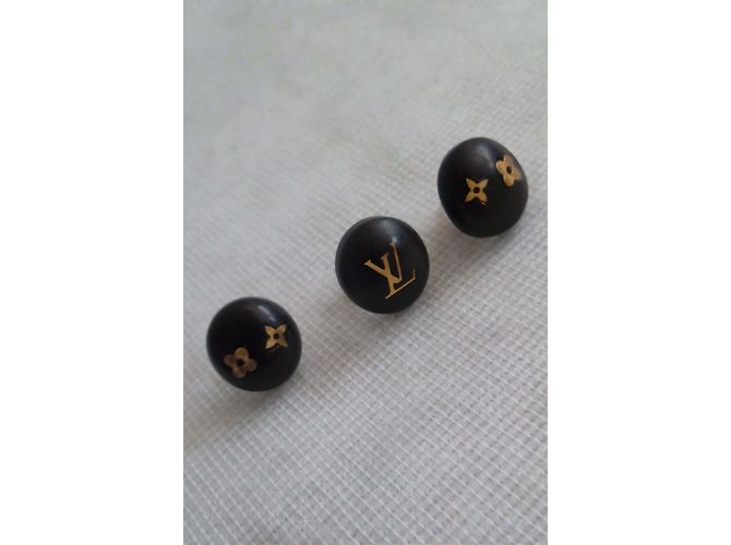 Louis Vuitton Brincos Castanho escuro - vista 4