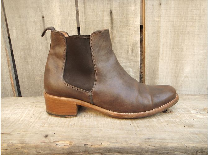 Botines Heschung de piel marrón Castaño - vista 3