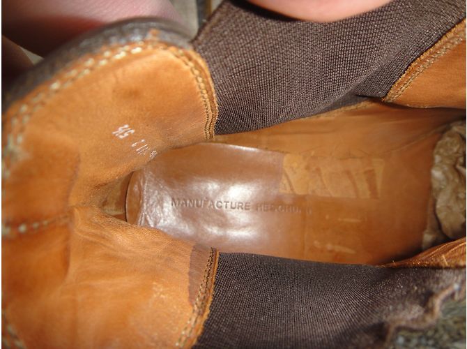 Botines Heschung de piel marrón Castaño - vista 5