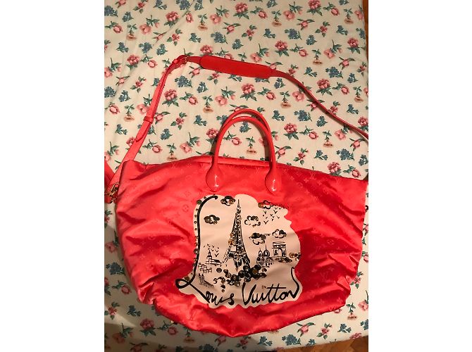Borsa a mano Louis Vuitton Pesca in tessuto impermeabile - vista 3