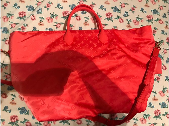 Borsa a mano Louis Vuitton Pesca in tessuto impermeabile - vista 5