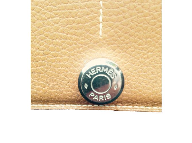 Hermès Cartera Hermes Dogon Castaño - vista 2