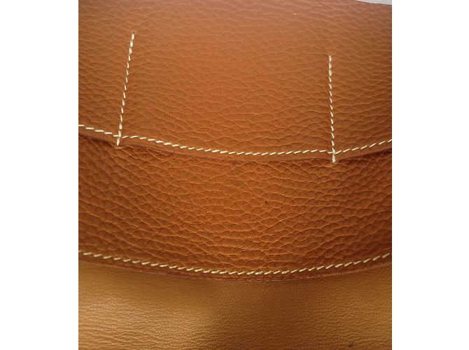 Hermès Cartera Hermes Dogon Castaño - vista 4