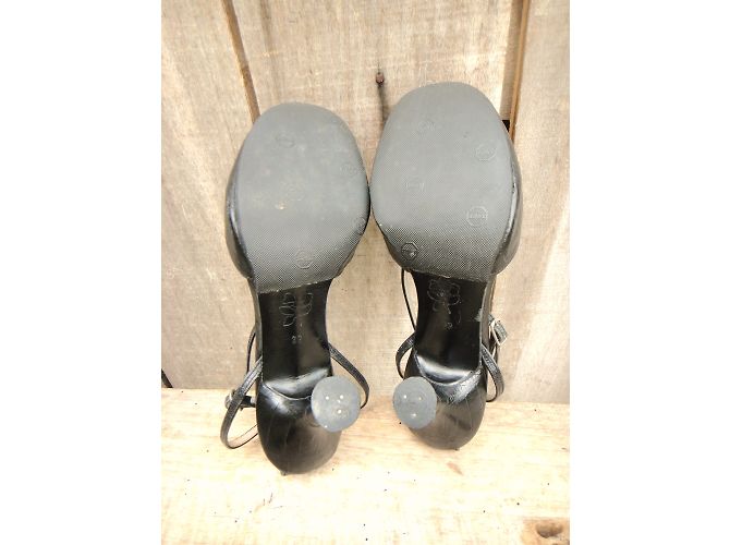Free Lance Rudy 7 Ankle Pumps Schwarz Krokodilleder - Ansicht 8
