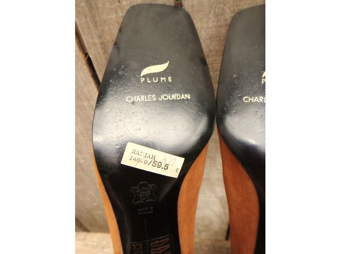 Charles Jourdan Pumps Caramel Hirschleder Karamell - Ansicht 10