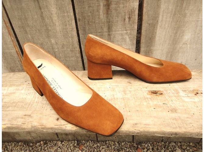 Charles Jourdan Pumps Caramel Hirschleder Karamell - Ansicht 5