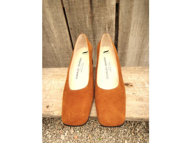 Charles Jourdan Pumps Caramel Hirschleder Karamell - Ansicht 6