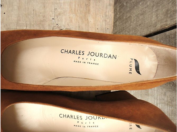 Charles Jourdan Pumps Caramel Hirschleder Karamell - Ansicht 7