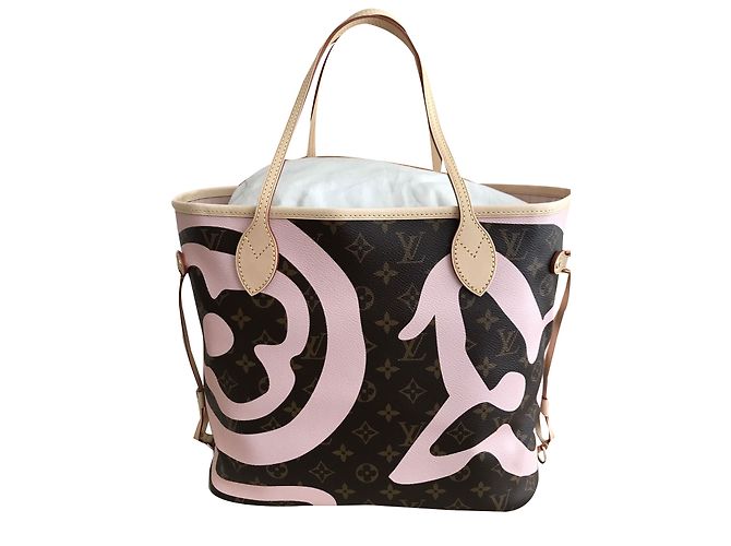 Louis Vuitton Neverfull Tahitienne Capri Castaño - vista 2