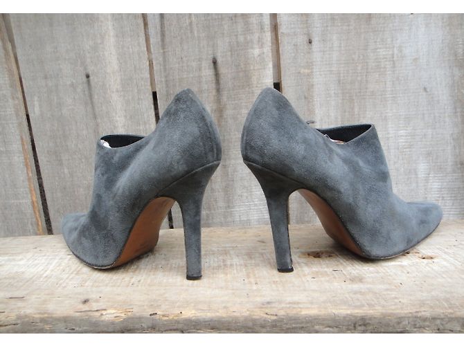 Botines Dior Gris de Piel de Ciervo 40.5 - vista 6