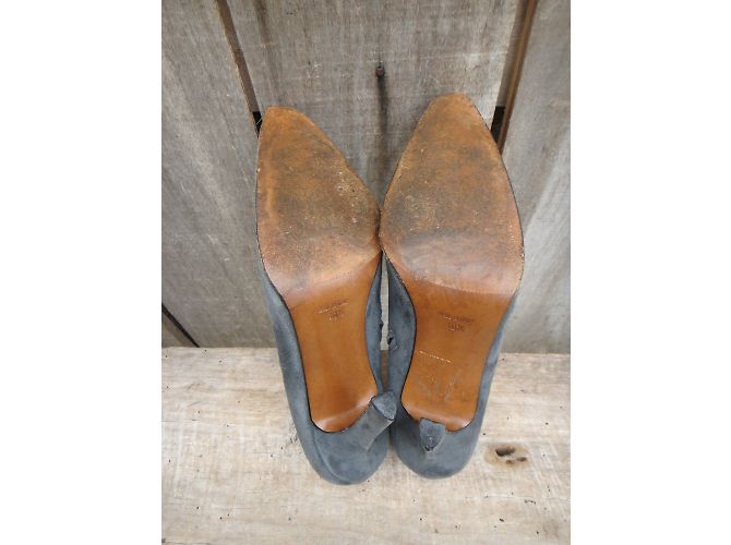 Botines Dior Gris de Piel de Ciervo 40.5 - vista 7