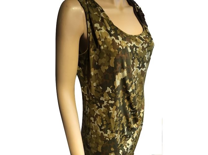 Michael Kors Kleid Khaki Seidiges Material S - Ansicht 2