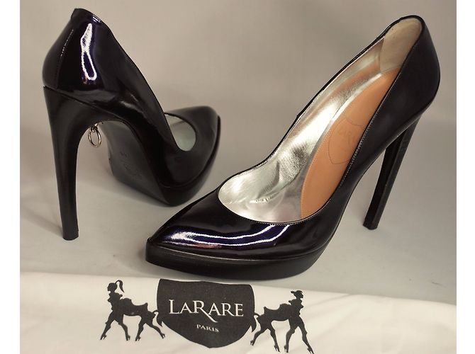 Autre Marque Décolleté LARARE in vernice viola 40FR Porpora - vista 3