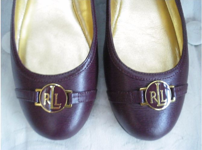 Bailarinas Ralph Lauren de piel marrón Castaño - vista 6