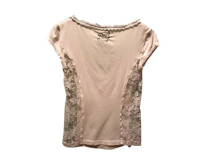 Camicia in cotone e pizzo bianco Dolce & Gabbana - vista 2