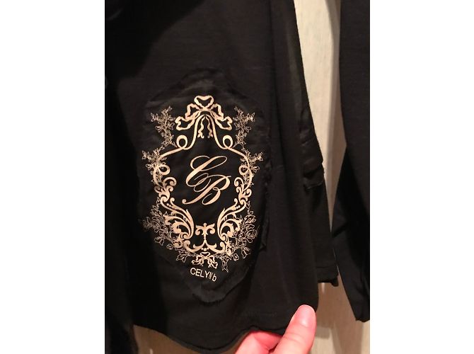 Elisabetta Franchi Celyn B. Baumwolle und schwarze Spitze Top - Ansicht 7