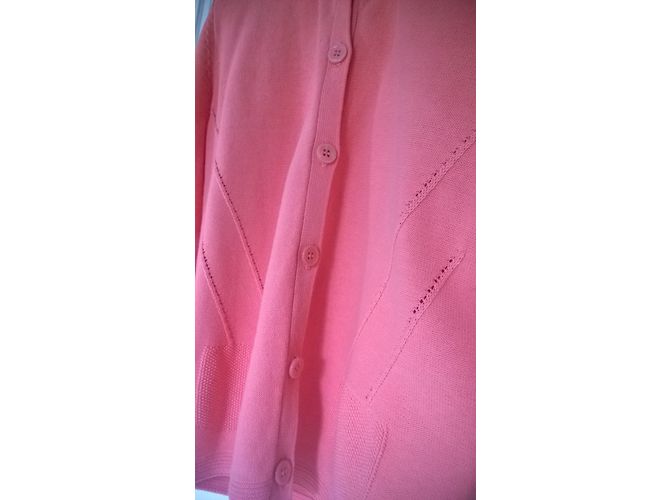 Tara Jarmon Strickjacke Rosa Baumwolle S Pink - Ansicht 4