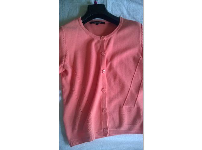 Tara Jarmon Strickjacke Rosa Baumwolle S Pink - Ansicht 5