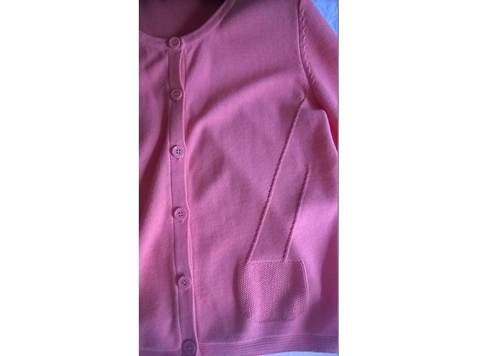 Tara Jarmon Strickjacke Rosa Baumwolle S Pink - Ansicht 9
