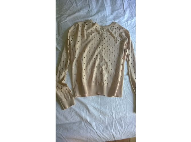 Cardigan Sandro Cor Flesh de Viscose Carne - vista 7