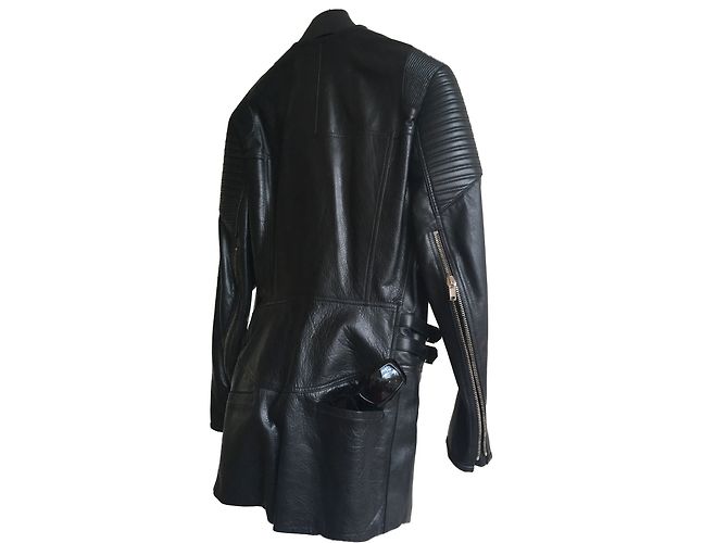 Givenchy kurzer Leder-Overall - Ansicht 2