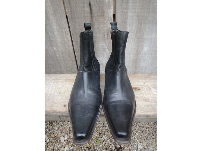 Autre Marque Stivaletti Fidji in pelle nera Nero - vista 6