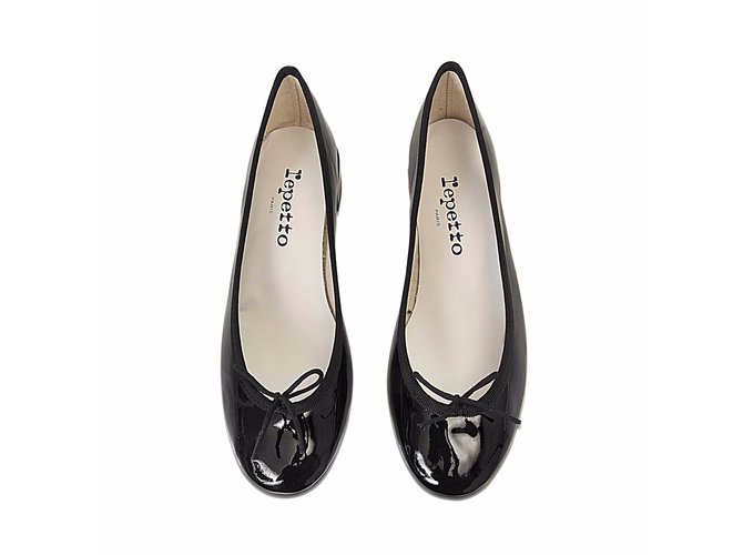 Repetto Ballerinas Black Patent leather ref.42590 - Joli Closet