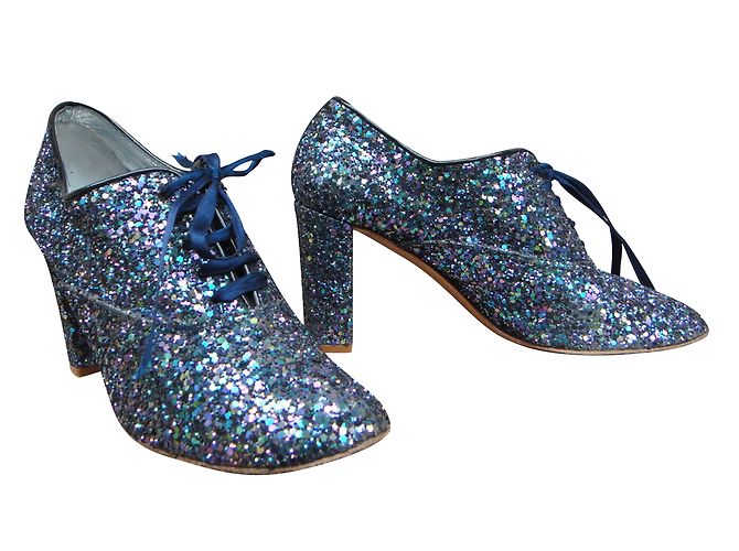Patricia Blanchet Richelieu con tacco Paillettes Pelle 38 Multicolore - vista 2