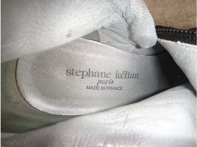 Stivaletti Stéphane Kelian in velluto nero - vista 7