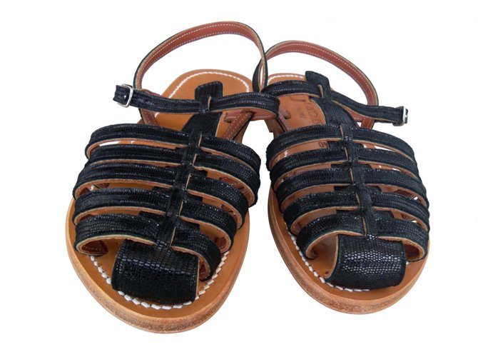 K Jacques Sandalen Schwarz - Ansicht 2