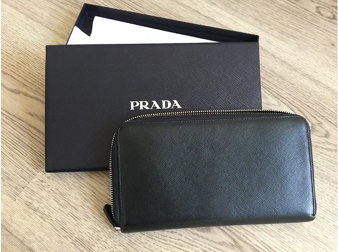 Cartera Prada de piel negra Negro - vista 7