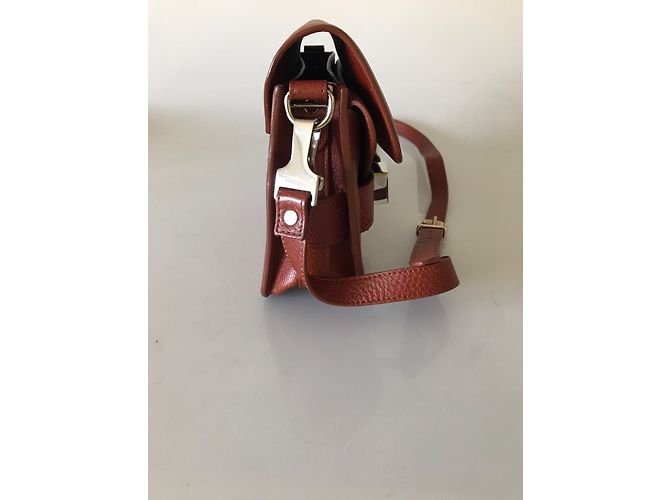 Borsa a mano Proenza Schouler PS11 in pelle granulata marrone scuro - vista 3