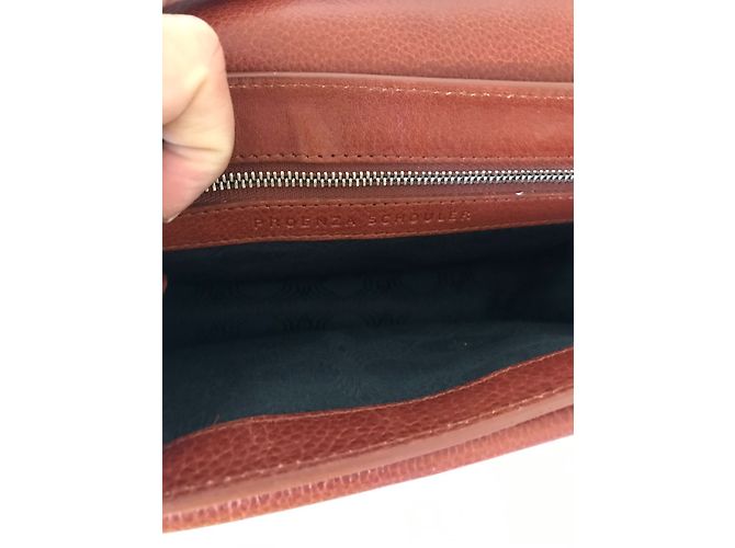 Borsa a mano Proenza Schouler PS11 in pelle granulata marrone scuro - vista 6