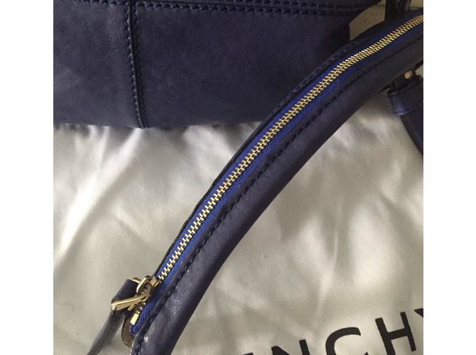 Givenchy Nightingale Micro Tasche Blau Leder - Ansicht 5