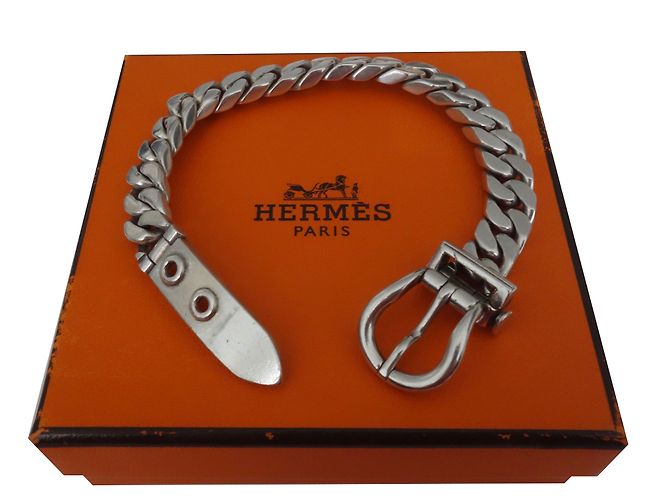 Hermès Pulsera HERMES SELLIER Plata - vista 2