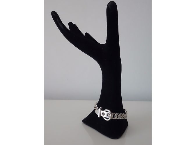 Hermès Pulsera HERMES SELLIER Plata - vista 8