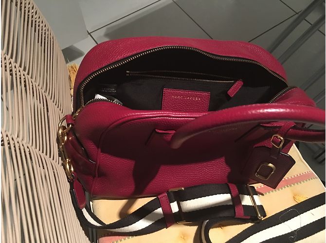 Marc Jacobs Handtasche aus Lammleder Dunkelrot Bordeaux - Ansicht 3