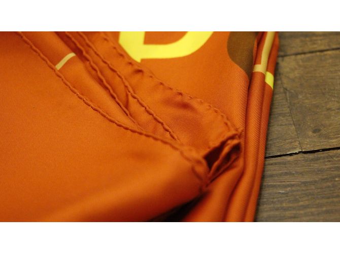 Hermès Lenços de seda Vermelho - vista 7