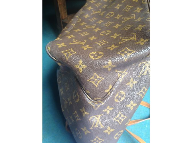 Neverfull Louis Vuitton Grand shopping monogram tote Brown - view 13