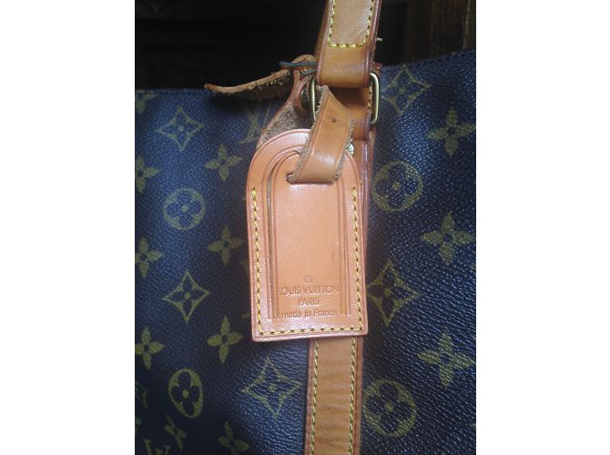 Neverfull Louis Vuitton Grand shopping monogram tote Brown - view 9