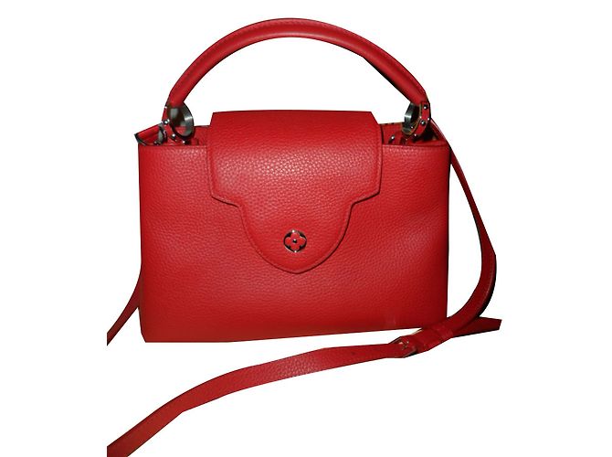 Capucines Louis Vuitton Handtaschen Rot - Ansicht 2