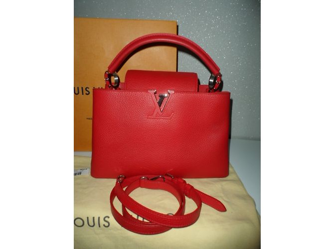 Capucines Louis Vuitton Handtaschen Rot - Ansicht 3