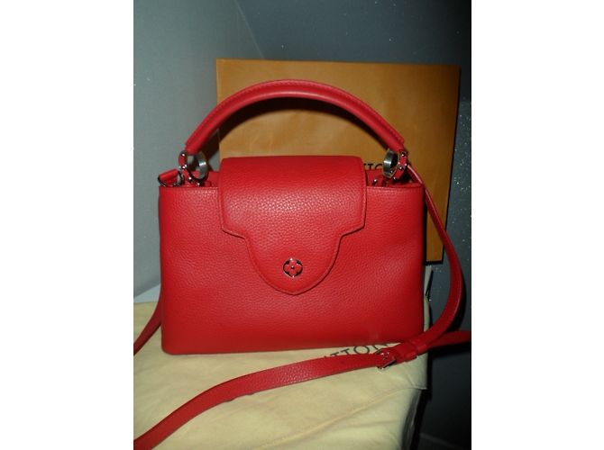 Capucines Louis Vuitton Handtaschen Rot - Ansicht 4