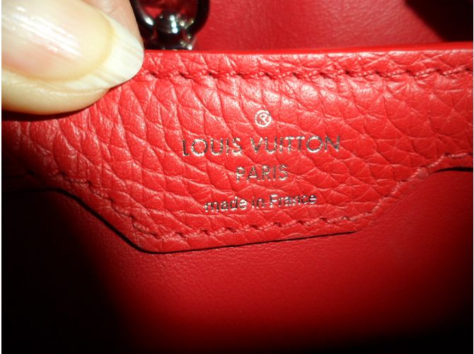 Capucines Louis Vuitton Handtaschen Rot - Ansicht 6