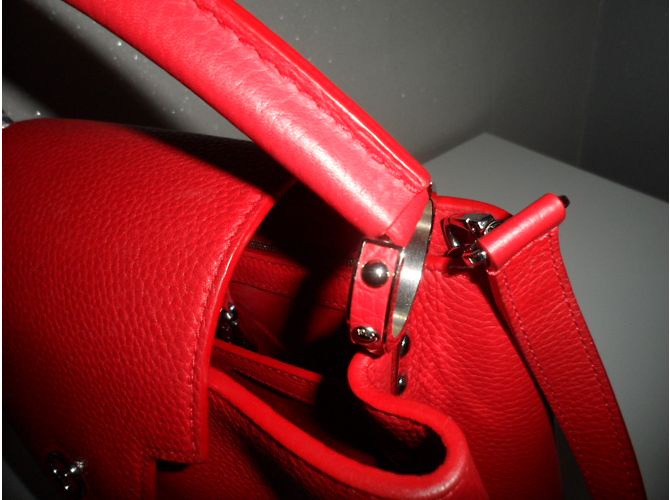 Capucines Louis Vuitton Handtaschen Rot - Ansicht 7