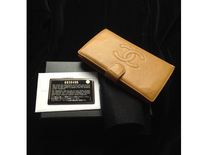 Chanel vintage Wallet Beige - view 5