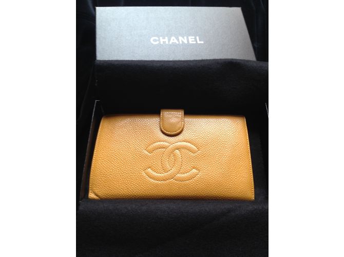 Chanel vintage Wallet Beige - view 6